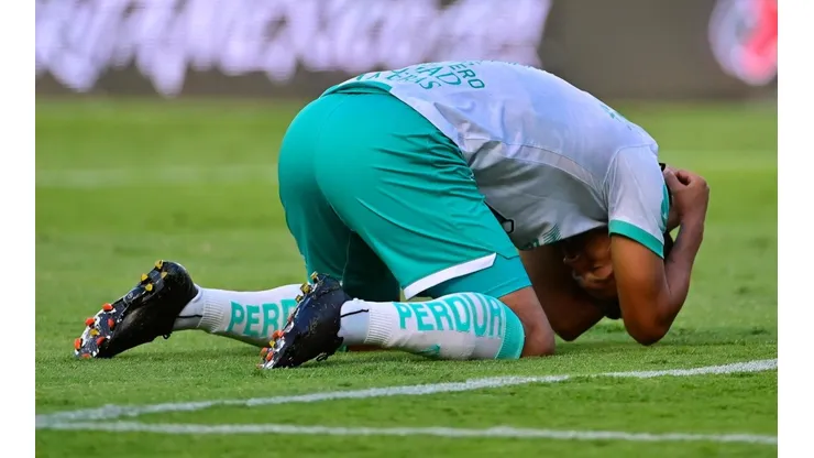El lamento de Elías Hernández tras fallar su gran jugada.