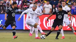 Diego Valdés en acción del Juego de Estrellas.