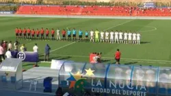 Alineaciones iniciales del partido España sub 19 contra México sub 20.