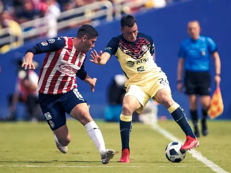 América golpeó desde el vestidor y le ganó a Chivas en Estados Unidos