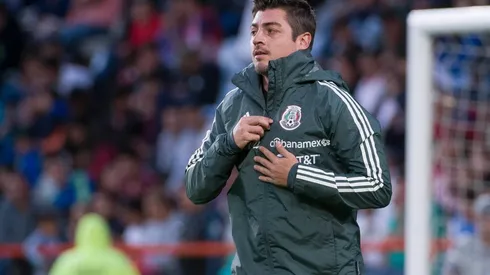 Alejandro Arredondo Herrera en un partido de la selección sub 22 en 2019.