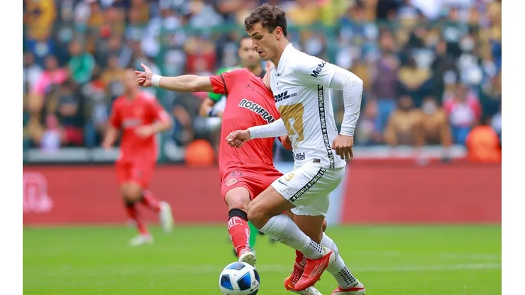 Pumas UNAM y Toluca igualaron por 1-1.