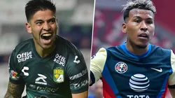 Club León con Víctor Dávila y América con Roger Martínez jugarán por la Liga MX (Fotos: Imago7)