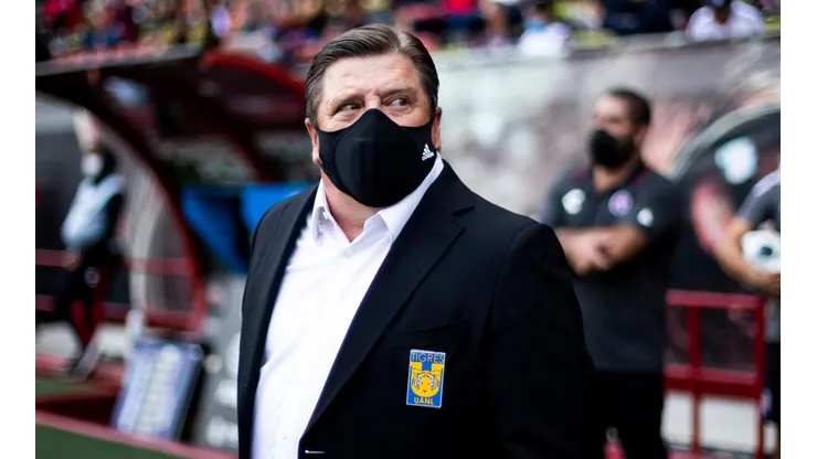 Miguel Herrera, entrenador de los Tigres de la UANL.