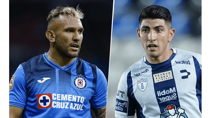 Cruz Azul con Walter Montoya y Pachuca con Víctor Guzmán jugarán por la Liga MX (Fotos: Imago7)