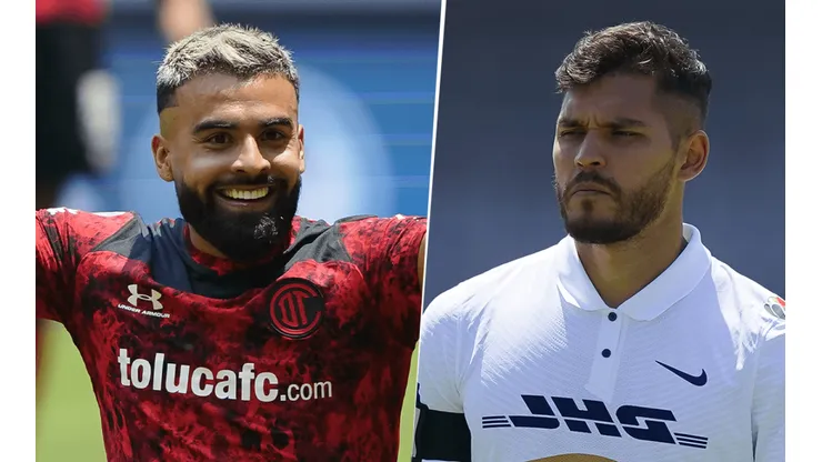 Toluca con Alexis Canelo jugará ante Pumas UNAM de Nicolás Freire por la Liga MX (Fuente Imago7)