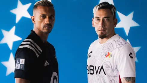 Nani y Rubens Sambueza, representantes de la MLS y Liga MX respectivamente para el Juego de las Estrellas (Foto: Twitter oficial de la Liga MX).