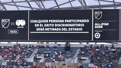 El grito homofóbico presente en la MLS All Star Game 2021.