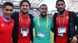 Jorge Campos, Memo Ochoa y Jesús Corona se juntaron en el All-Star Game Skills Challenge.