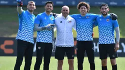 Nahuel Guzmán, Alfredo Talavera, Guillermo Ochoa y Jesús Corona previo al Juego de Estrellas.
