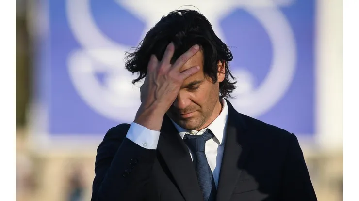Santiago Solari pasó una tarde turbulenta, con visita urgente al médico