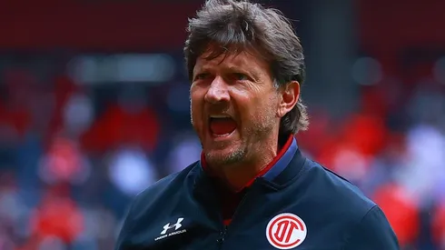 Hernán Cristante entrenador del Toluca en la Liga MX.