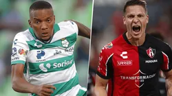 Santos Laguna vs. Atlas por la Liga MX. (Getty Images)