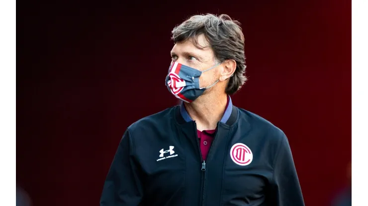 Hernán Cristante, entrenador de los Diablos Rojos.