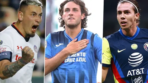 Rubens Sambueza, Santiago Giménez y Sebastián Córdova, de los mejores zurdos de la Liga MX.