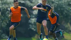 David Cabrera y Pablo Barrera en su etapa más reciente en Pumas.