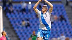 Fernando Aristeguieta marcó el 1-0 para Puebla sobre Tigres ante Nahuel Guzmán.