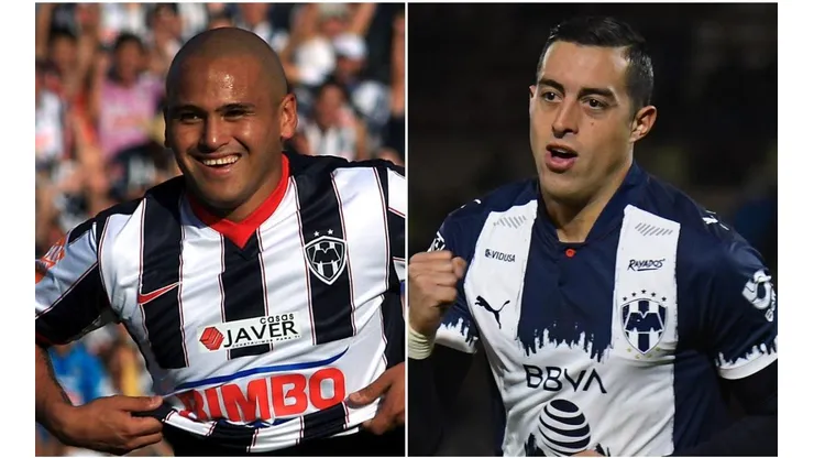 Chupete Suazo saludó a Rogelio Funes Mori tras el récord.