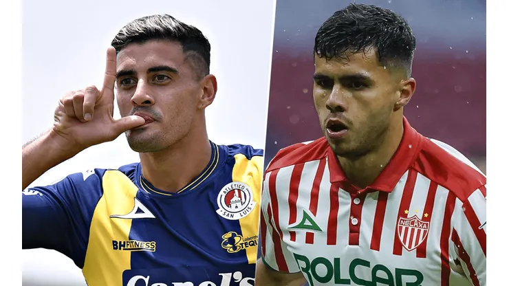 Atlético San Luis vs. Necaxa por el Torneo Grita México Apertura 2021 de la Liga MX (Foto: Getty Images).