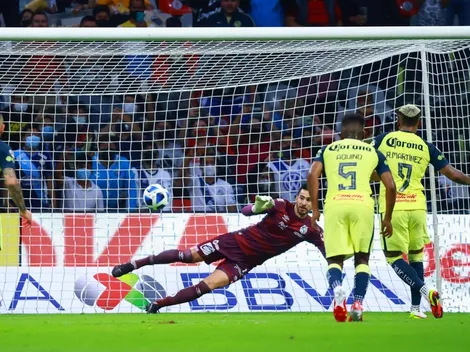 América ya le gana al Puebla con gol de penal de Roger Martínez