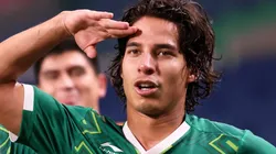 Diego Lainez salió lesionado del partido de México ante Japón por la medalla de bronce.