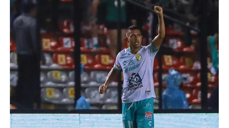 Elías Hernández, el autor del gol de León.