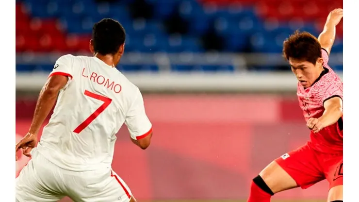 Luis Romo anotó el segundo gol de la Selección mexicana ante Corea en Tokio.