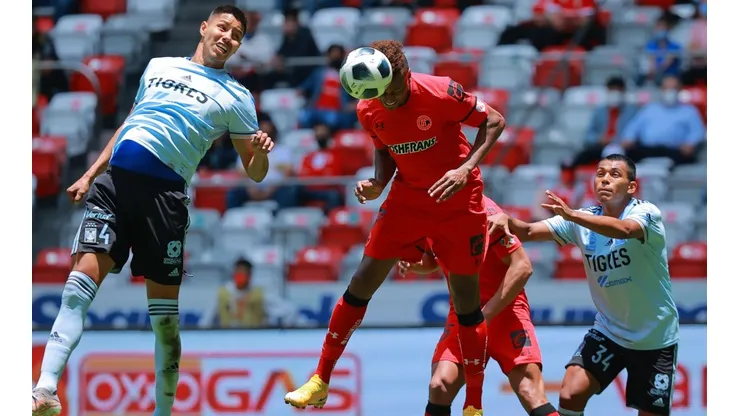 Tigres y Toluca igualaron 1 a 1.