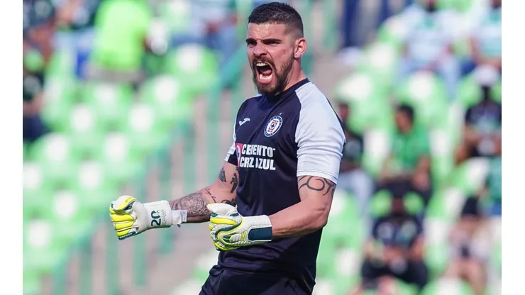 Andrés Gudiño salvó a La Máquina ante Santos.