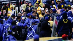 Conato de bronca entre la propia barra de América.