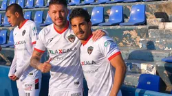 Diego Gama junto a Jorge Zárate en Coyotes de Tlaxcala