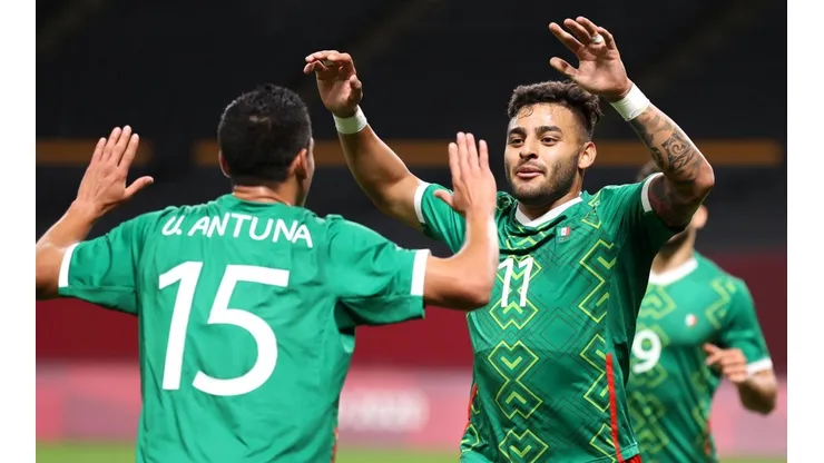 Alexis Vega abrió el marcador para la Selección mexicana ante Sudáfrica.