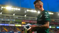 Brian Lozano en su regreso ante Necaxa.