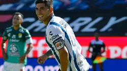 Víctor Guzmán anotó un doblete para Pachuca.