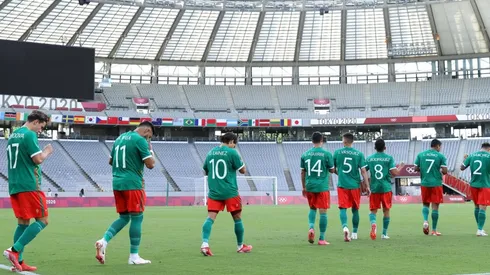 El Tri sorprendió con su uniforme de playera verde y short rojo en Tokio 2020.
