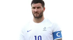 Gignac anotó de penal ante el Tri y no festejó.