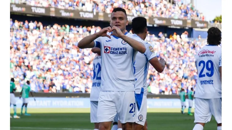 Jonathan Rodríguez, goleador de Cruz Azul.