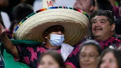 Aficionados en México vs. Trinidad y Tobago por Copa Oro.