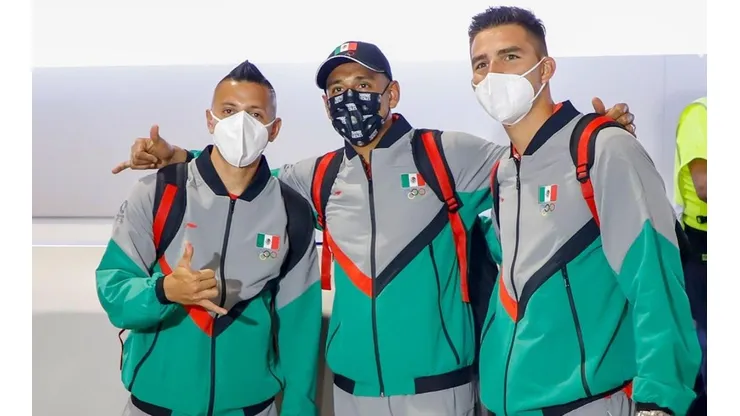 Los Campeones de Cruz Azul emprendieron el viaje con la Selección mexicana olímpica.