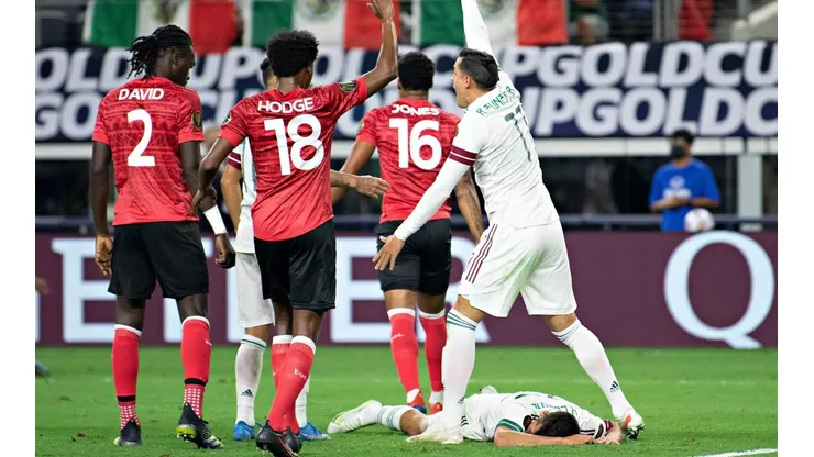 La lesión de Hirving Lozano contra Trinidad y Tobago.