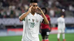 Efraín Álvarez tuvo sus primeros minutos en torneo oficial con el Tricolor mayor.