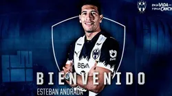 Esteban Andrada es oficialmente de Monterrey