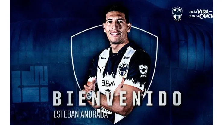 Esteban Andrada es oficialmente de Monterrey
