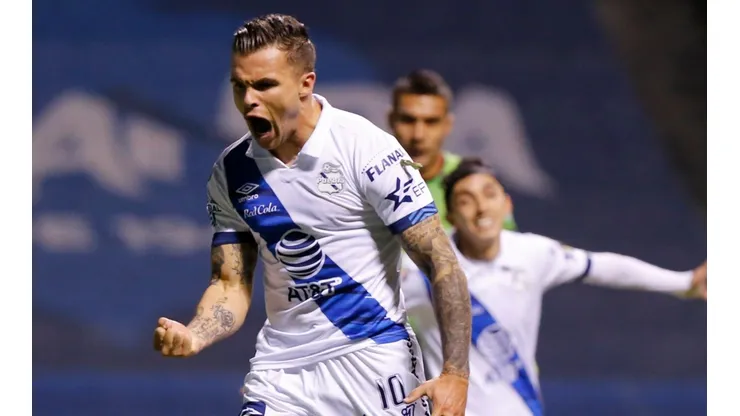Christian Tabó, delantero y una de las figuras de Puebla.