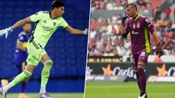 Nahuel Guzmán le dio la bienvenida a Esteban Andrada.