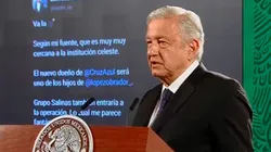 El presidente Andrés Manuel López Obrador negó que su hijo vaya a comprar a Cruz Azul.