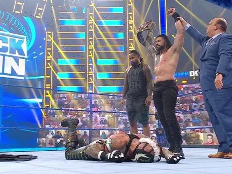 Rey Mysterio cayó ante Roman Reigns por el Campeonato Universal