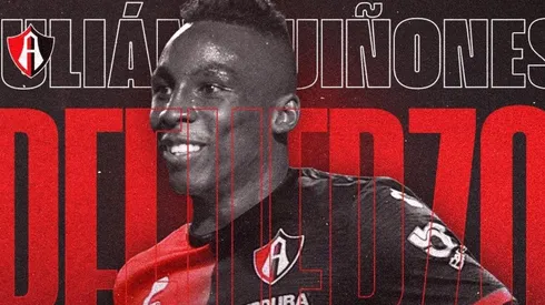 Julián Quiñones, nuevo refuerzo del Atlas para el Apertura 2021.