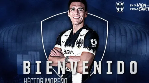 Héctor Moreno es nuevo refuerzo de Rayados de Monterrey. (Prensa Rayados)