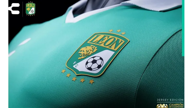 Nuevo jersey de Club León para el Campeón de Campeones. (@ClubLeonfc)